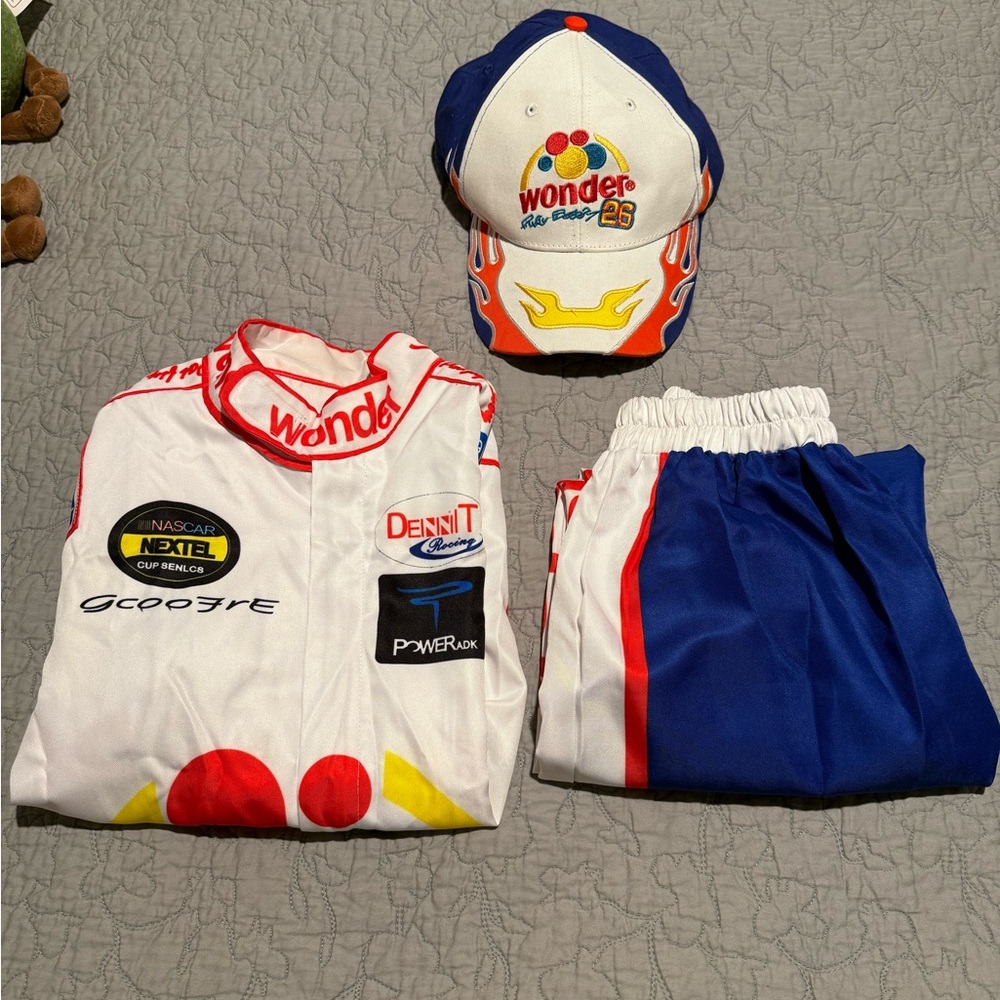 Ricky Bobby - Wonder Racing Suit and Cap Set